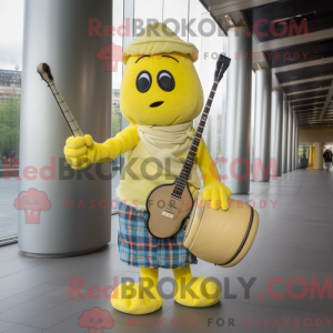 Mascot character of a Lemon...