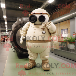 Mascot character of a Cream...