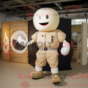 Mascottefiguur van een...