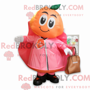 Mascot character of a Peach...