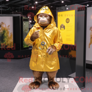 Maskottchen eines goldenen...