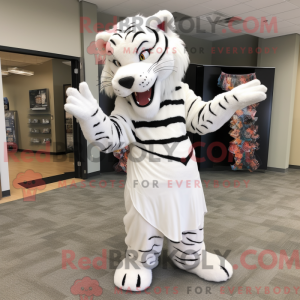 Mascot character of a White...