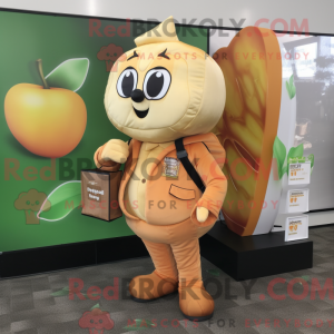 Mascot character of a Peach...