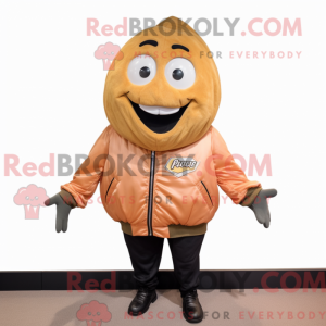 Mascot character of a Peach...