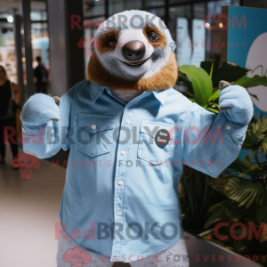 Personnage mascotte d un...