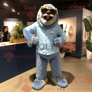 Mascottefiguur van een...