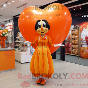 Personaje mascota de globos...