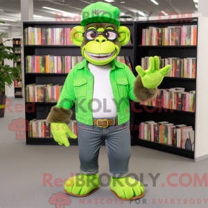 Mascot character of a Lime...