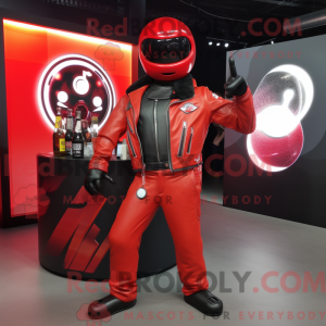 Mascot character of a Red...