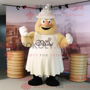 Mascot character of a Cream...