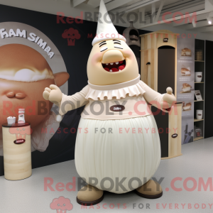Mascot character of a Cream...