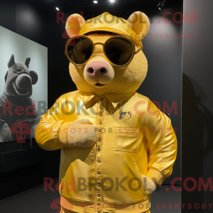 Mascot character of a Gold...