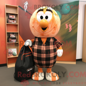 Mascot character of a Peach...