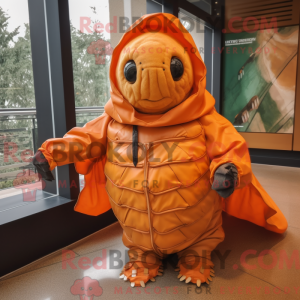 Mascot karakter van een...