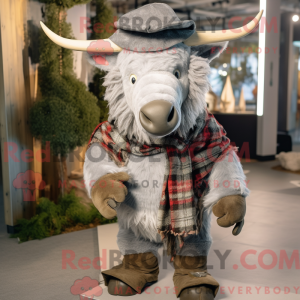 Maskottchen eines grauen...