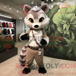 Personnage mascotte d une...