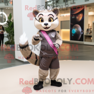 Maskot karaktär av en Tan...