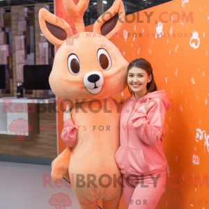 Mascot character of a Peach...