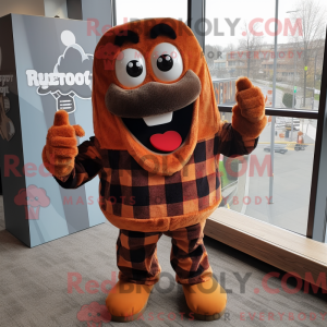 Mascot character of a Rust...