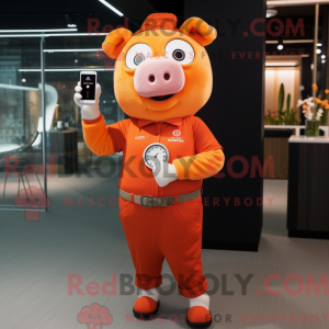 Mascot character of a...