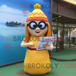 Mascot-karakter af en Pad...
