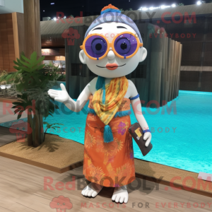 Mascot-karakter af en Pad...