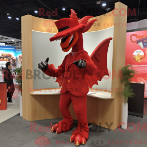 Mascot character of a Red...