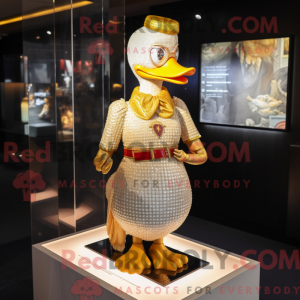 Maskottchen einer goldenen...