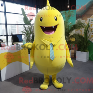 Mascot character of a Lemon...