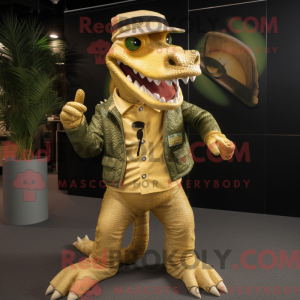 Mascot character of a Gold...