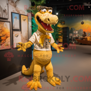 Mascot character of a Gold...