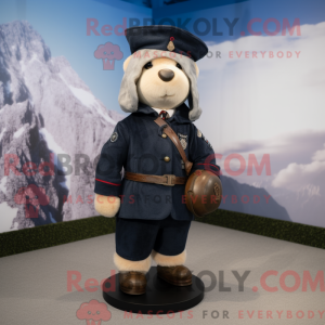 Mascot character of a Navy...