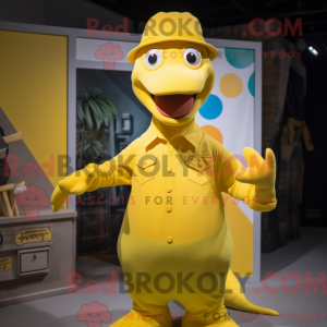 Personnage mascotte d un...