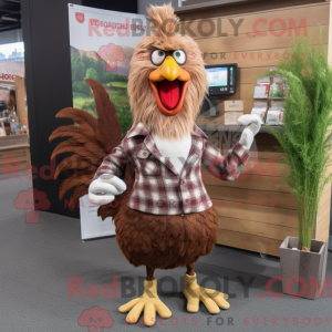 Mascottefiguur van een...