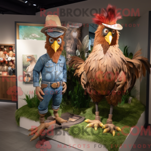 Mascottefiguur van een...