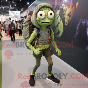 Mascot character of a Olive...