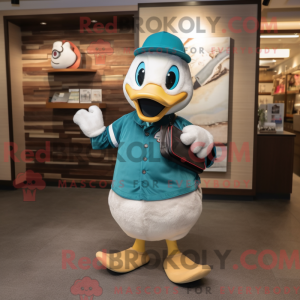 Mascottefiguur van een...