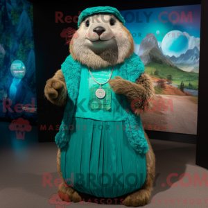 Mascot karakter van een...