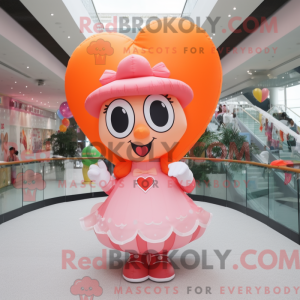Personaje mascota de globos...