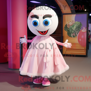Mascot character of a Pink...