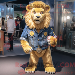Mascot character of a Gold...
