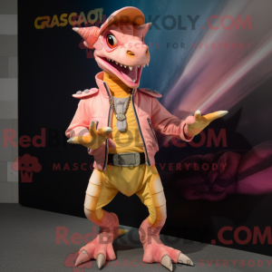 Mascot character of a Peach...