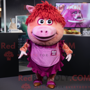 Mascottefiguur van een...