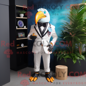 Mascot character of a White...