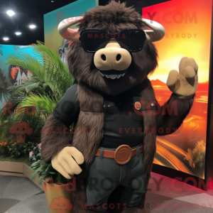 Mascot character of a Black...