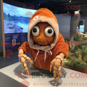 Mascot character of a Rust...