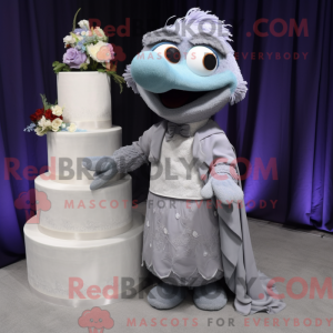 Mascot character of a Gray...