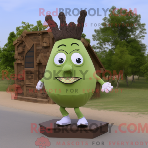 Mascot character of a Olive...