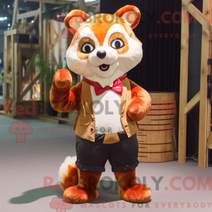 Mascottekarakter van een...