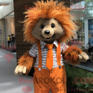 Mascot karakter van een...